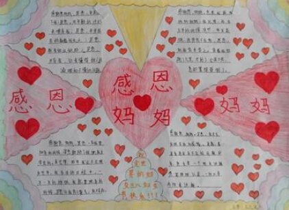 关于母亲节的手抄报图片-感恩妈妈图片1
