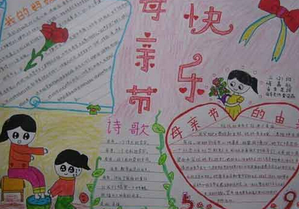 关于母亲节的手抄报-母亲节快乐图片2