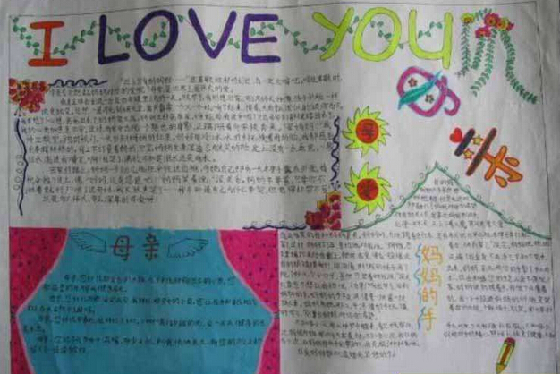 小学生母亲节手抄报资料-妈妈，我爱您图片2