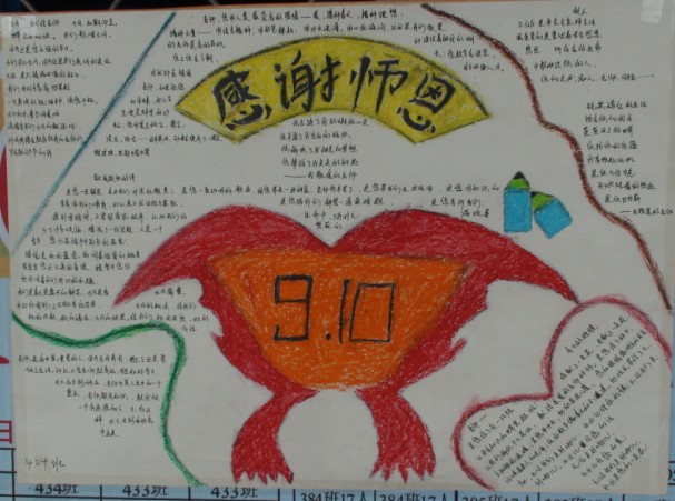 教师节手抄报内容大全-良师益友图片1