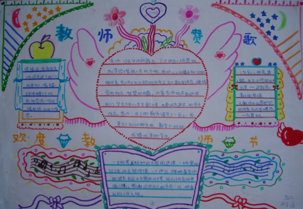 教师节手抄报图片大全-园丁颂图片2