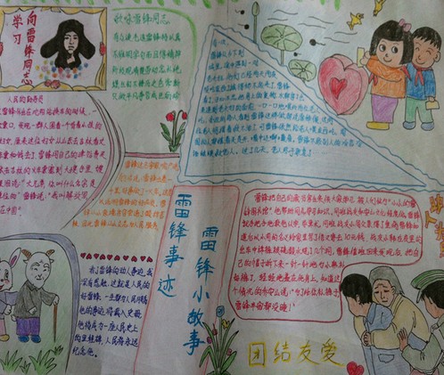 雷锋手抄报图片-雷锋小故事图片2