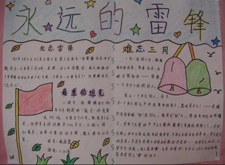 小学雷锋事迹手抄报-永远的雷锋图片2