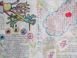 妈妈真能手抄报版面设计图