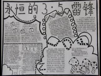 学习雷锋精神手抄报版面设计图三