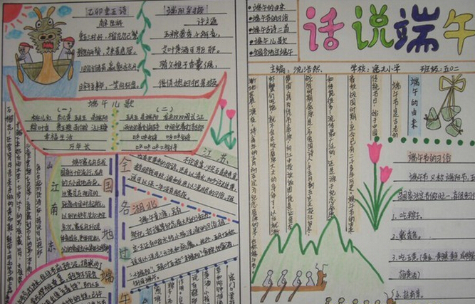 2015端午节手抄报-话说端午图片2