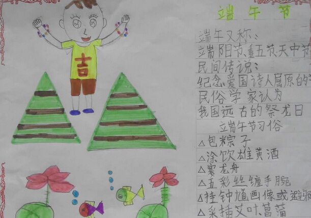 端午节手抄报资料-端午节的习俗图片2