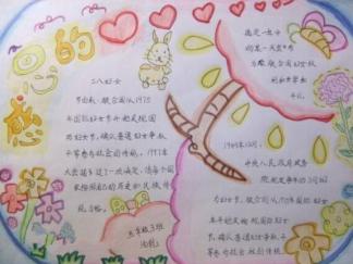 三八妇女节手抄报版面设计图