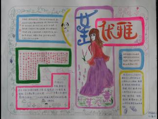 女生节手抄报版面设计图
