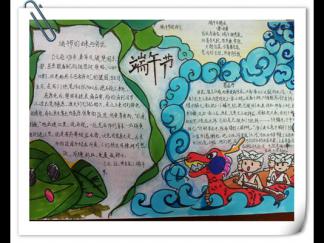 端午节手抄报版面设计图
