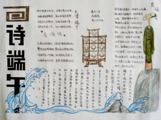 精美的端午节手抄报版面设计图三