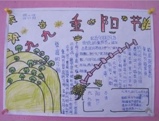 重阳节手抄报优秀作品,重阳节手抄报内容资料图片1