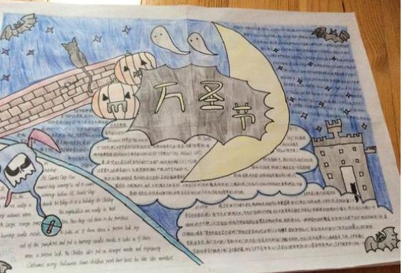 英语手抄报图片-万圣节图片1