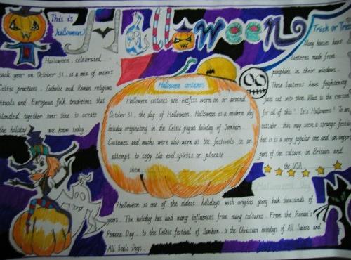 万圣节手抄报图片-万圣节图片1