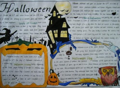 万圣节手抄报图片-快乐万圣节图片1