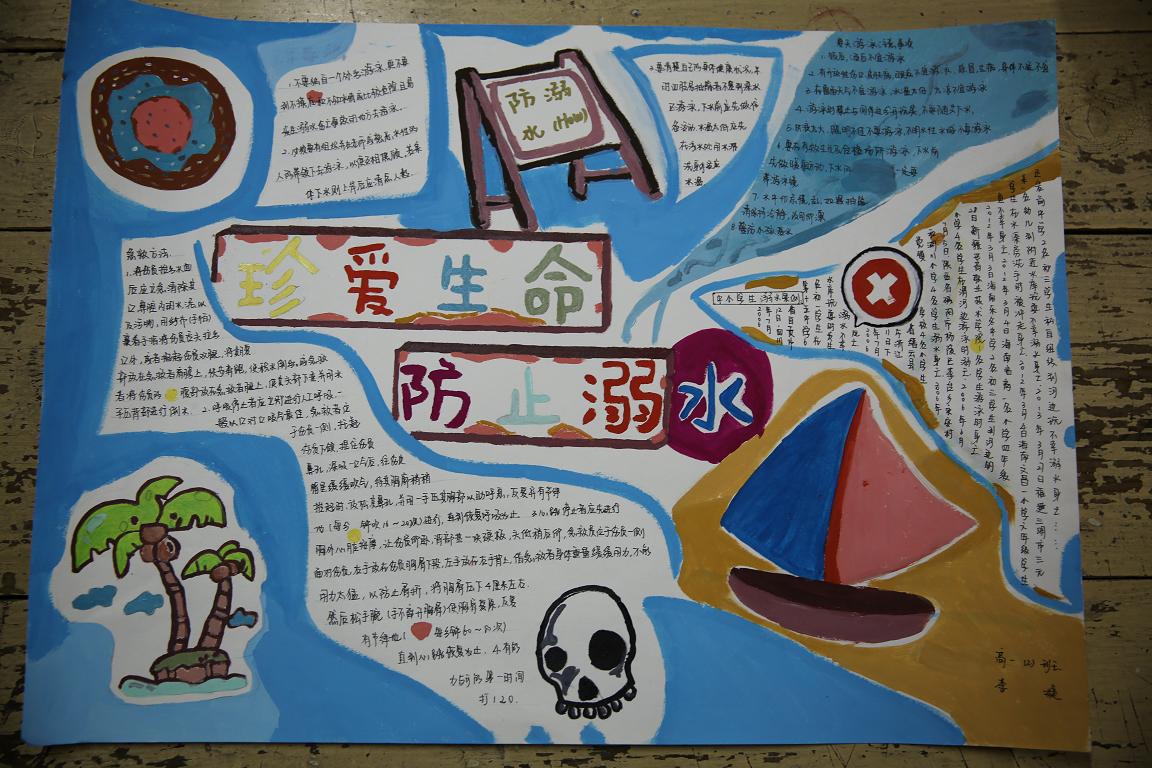 脆弱的生命要保护 安全手抄报分享图片1