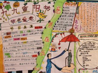 重阳节手抄报版面设计图