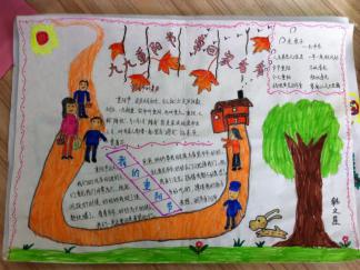 重阳节登高手抄报版面设计图