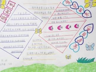 爱护树木手抄报版面设计图