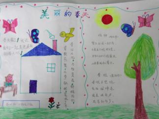 关于春天手抄报版面设计图