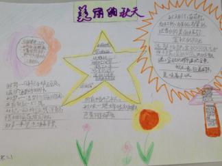 美丽的秋天手抄报版面设计图二