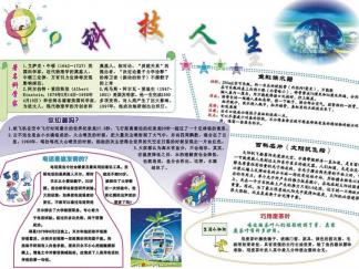 科技手抄报版面设计图