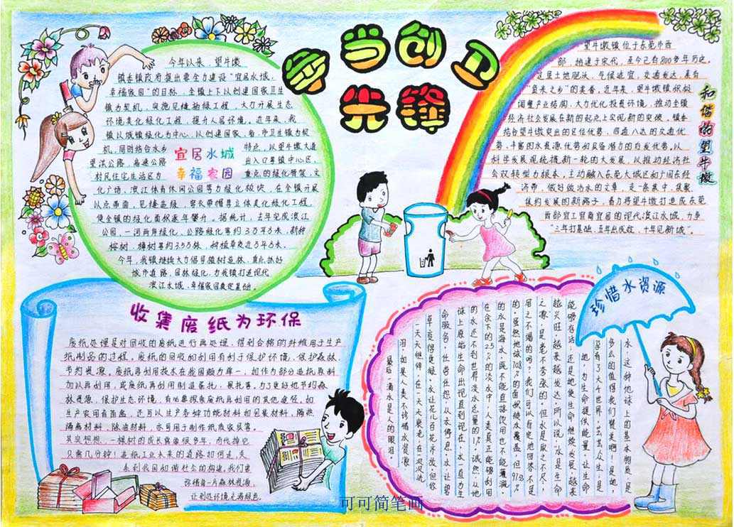 保护环境手抄报：如果时光可以倒流图片1