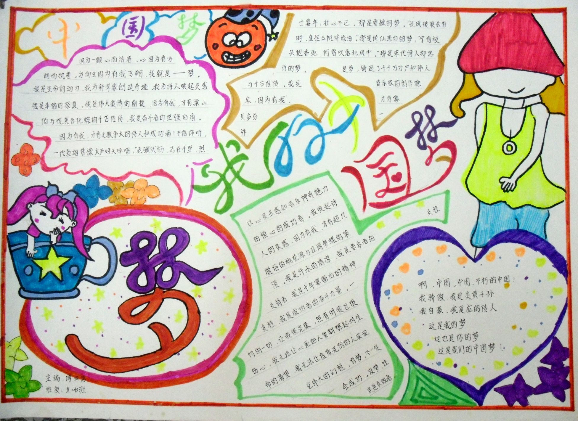 我的中国梦手抄报图片1