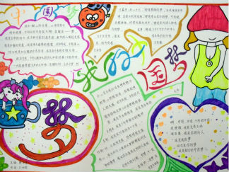 我的中国梦手抄报版面设计图