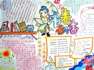 读书手抄报版面设计图