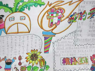 我爱读书手抄报版面设计图