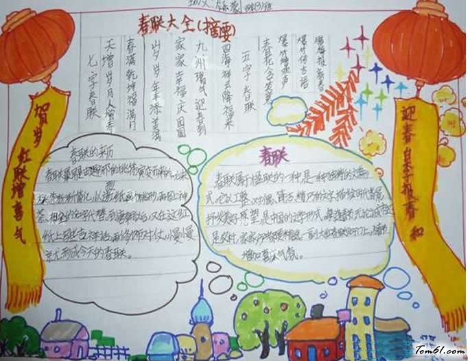 春节小报2图片1