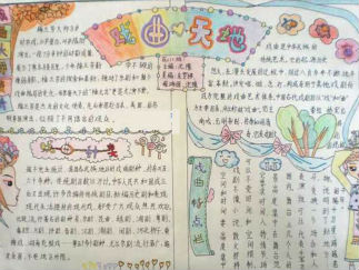 关于传统文化手抄报版面设计图一