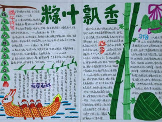 端午节手抄报版面设计图十四
