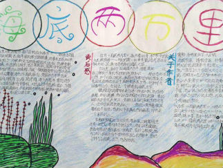 海底两万里手抄报版面设计图