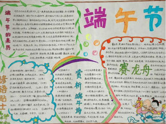 端午节手抄报版面设计图十三