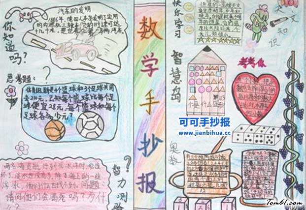 数学手抄报图(2)图片1