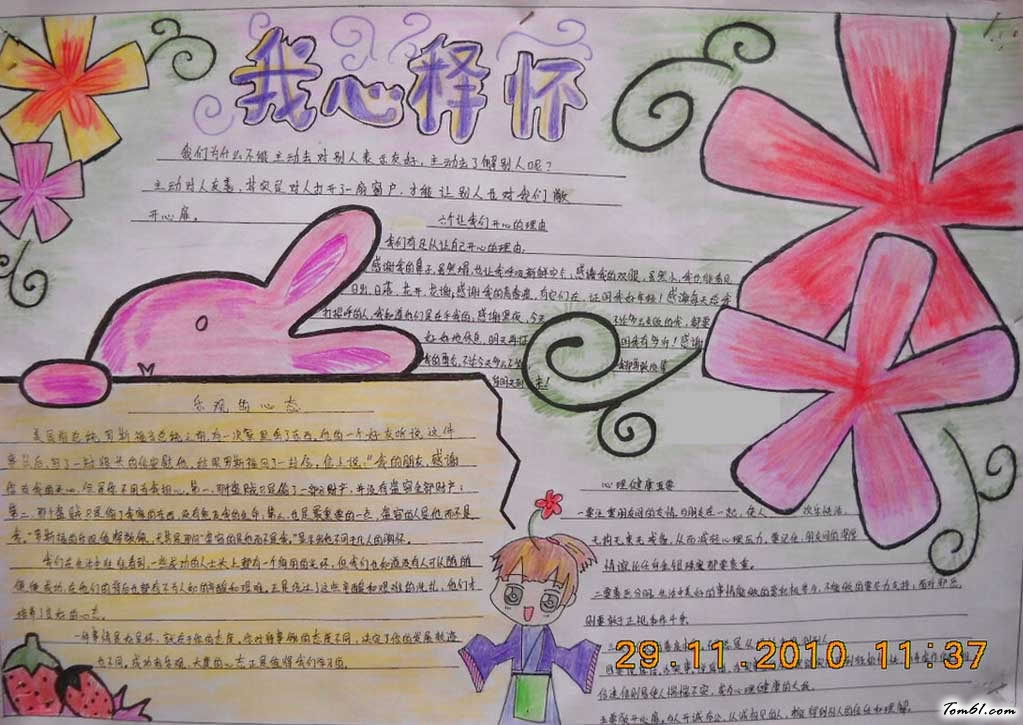 健康知识手抄报版面(2)图片1