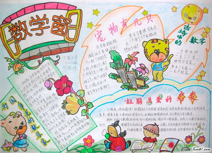 数学手抄报版面图图片1