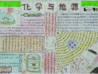 化学手抄报版面设计图一