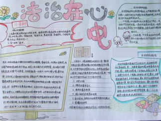 获奖法制手抄报版面设计图一