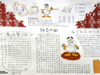 化学手抄报版面设计图