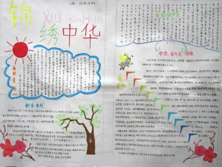 2015国庆节手抄报版面设计图三