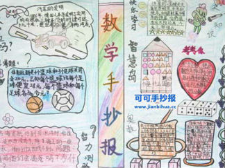 数学手抄报版面设计图一