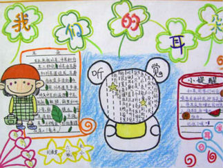 关于爱耳日手抄报版面设计图二