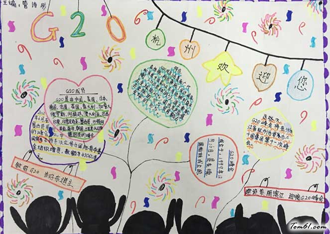 小学生g20峰会手抄报作品2图片1