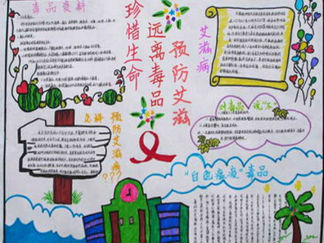 小学生禁毒手抄报版面设计图三