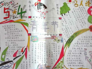 青年节手抄报版面设计图二