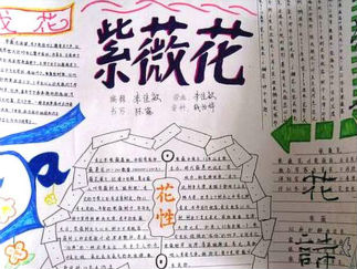 我和植物交朋友手抄报版面设计图四