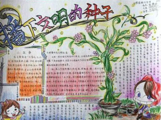 防校园欺凌手抄报版面设计图二